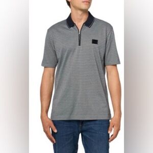 Karl Langerfeld Knit Sportswear 1/4 Zip Polo